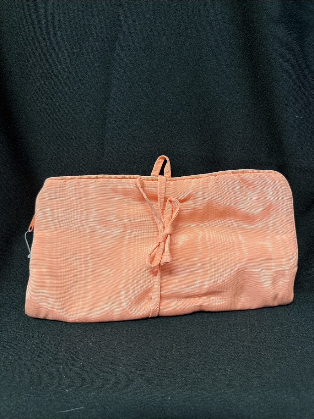 Peach Travel Jewelry Organizer Roll secure